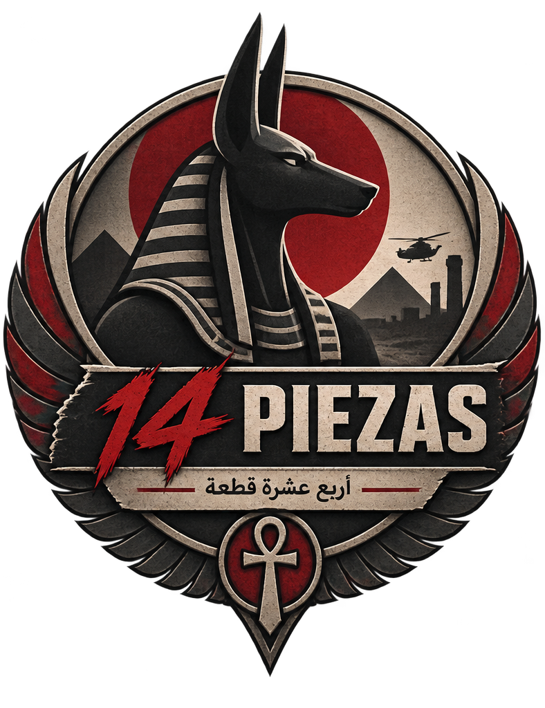 Ilustración de 14 Piezas (أربع عشرة قطعة)